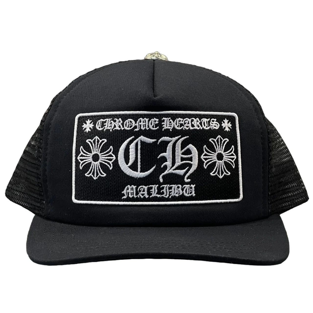 Chrome Hearts Malibu Trucker Hat "Black"