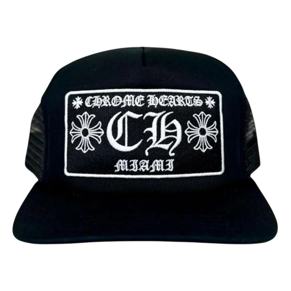 Chrome Hearts Miami Trucker Hat "Black"