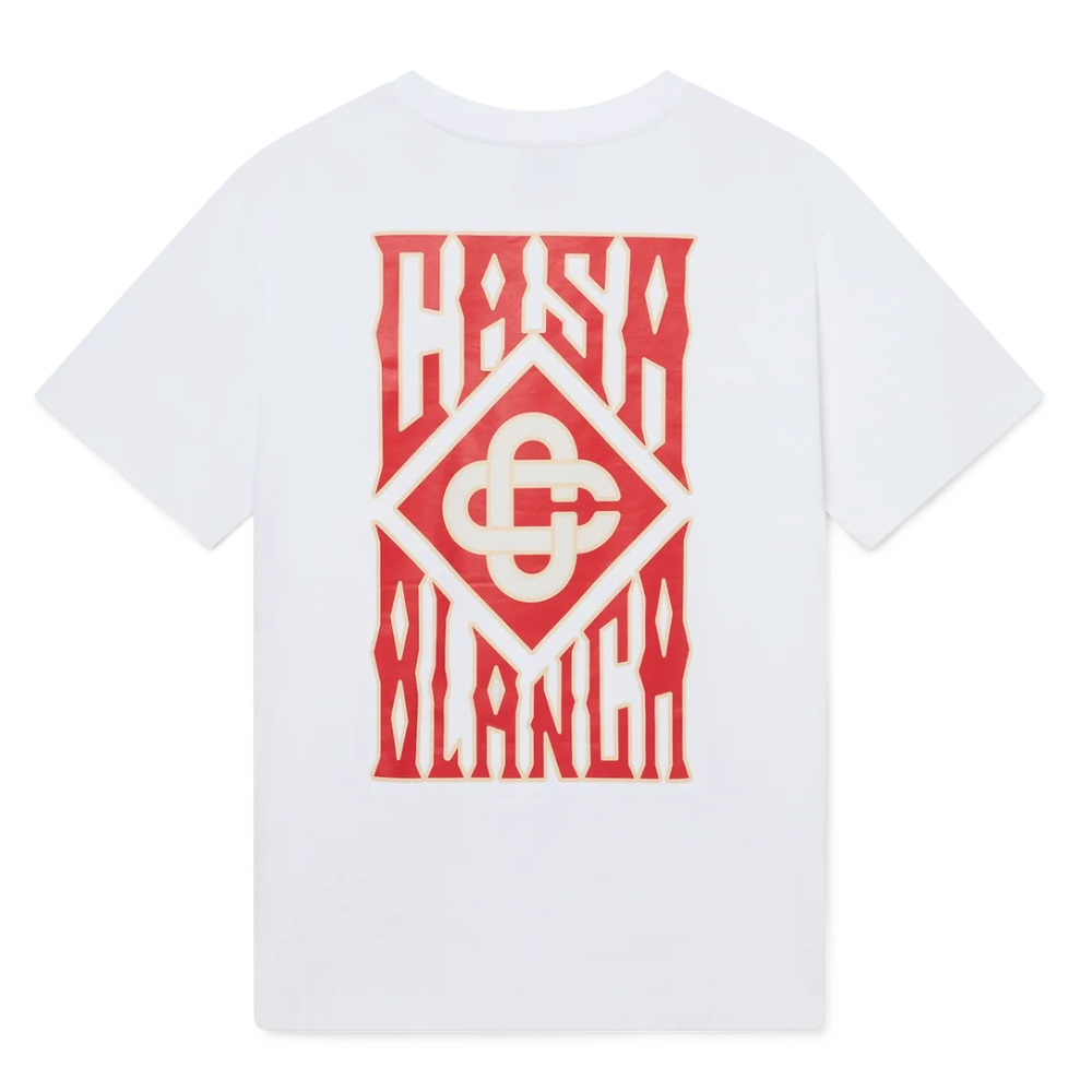 Casablanca Gothic Logo Short Sleeve T-Shirt