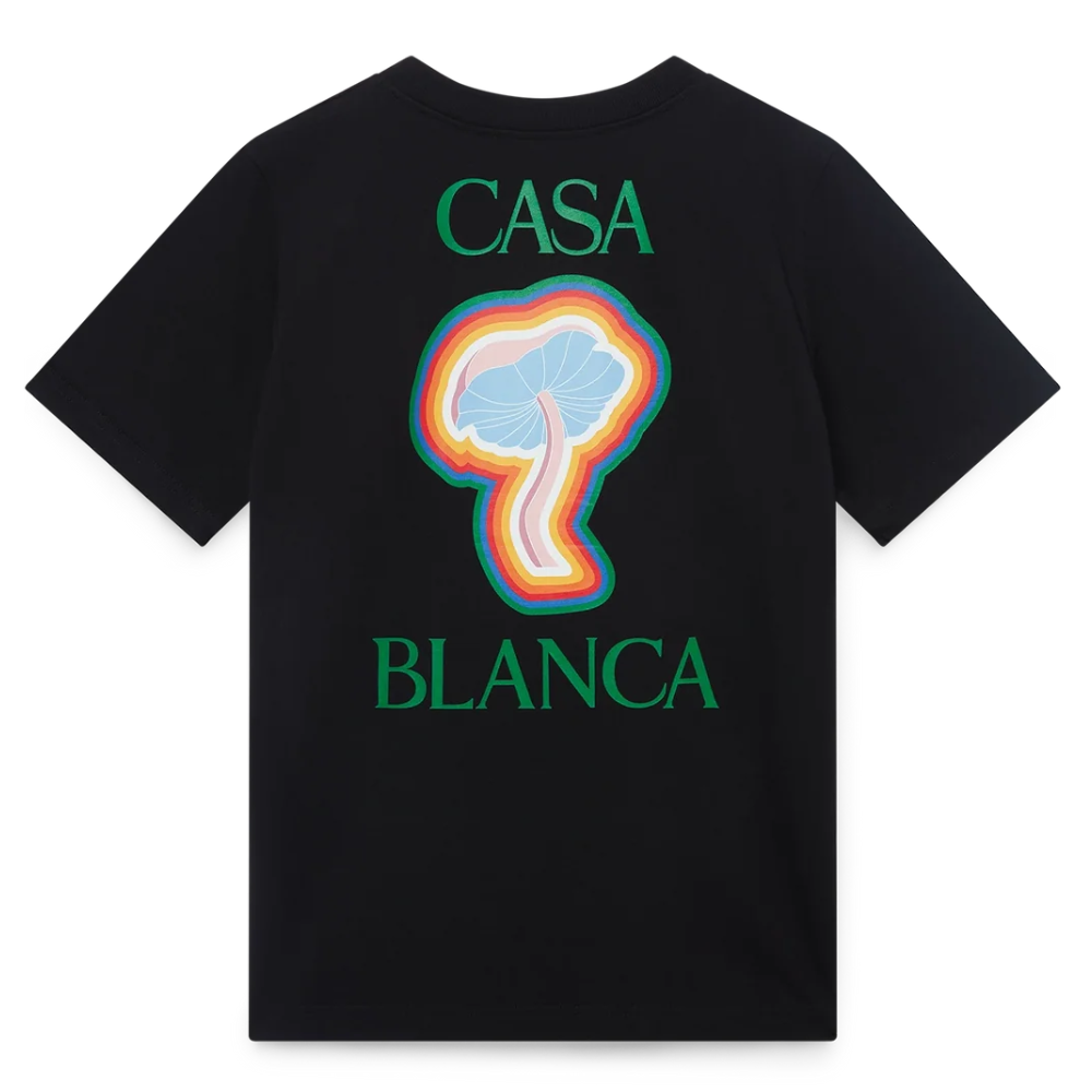 Casablanca Rainbow Mushroom Short Sleeve T-Shirt