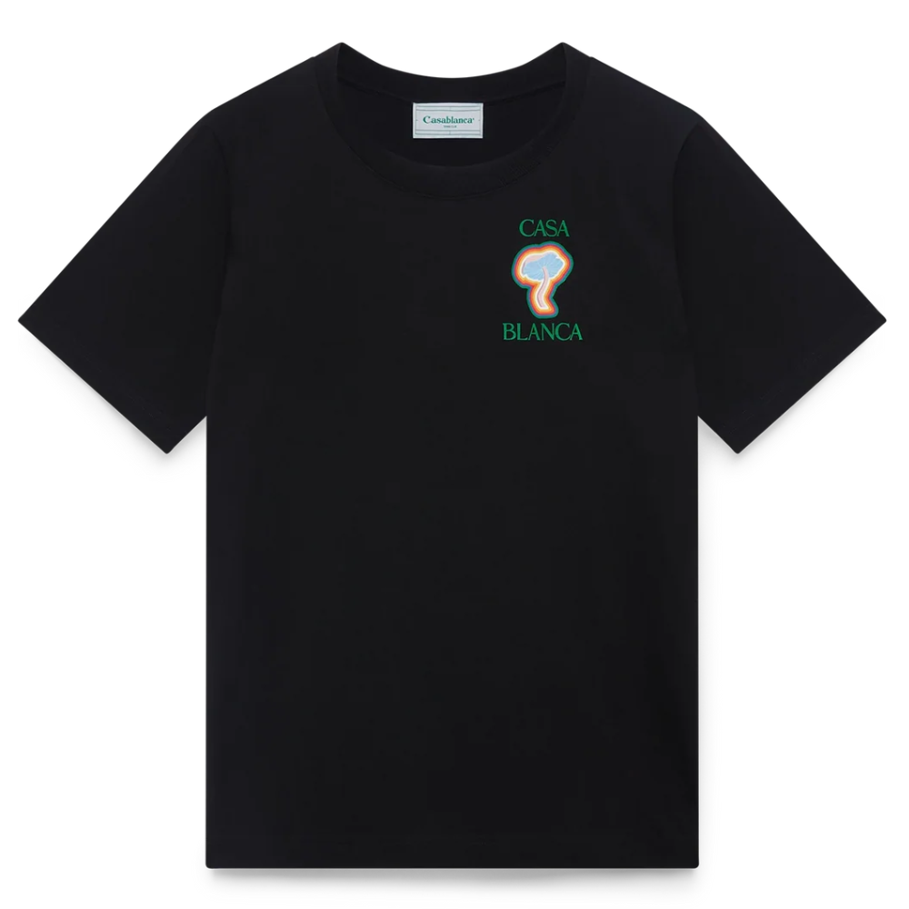 Casablanca Rainbow Mushroom Short Sleeve T-Shirt