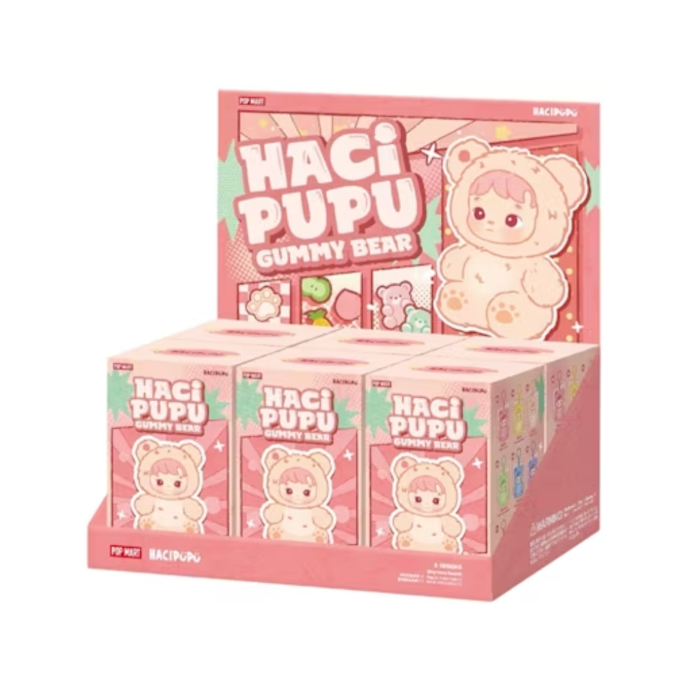 POP MART Hacipupu Gummy Bear Series Vinyl Plush Pendant Blind Box