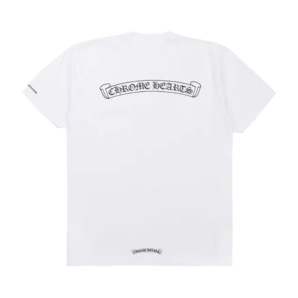Chrome Hearts White Scroll Tee