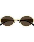 Gucci GG1854S 005 Gold Frame with Black Lense Sunglasses