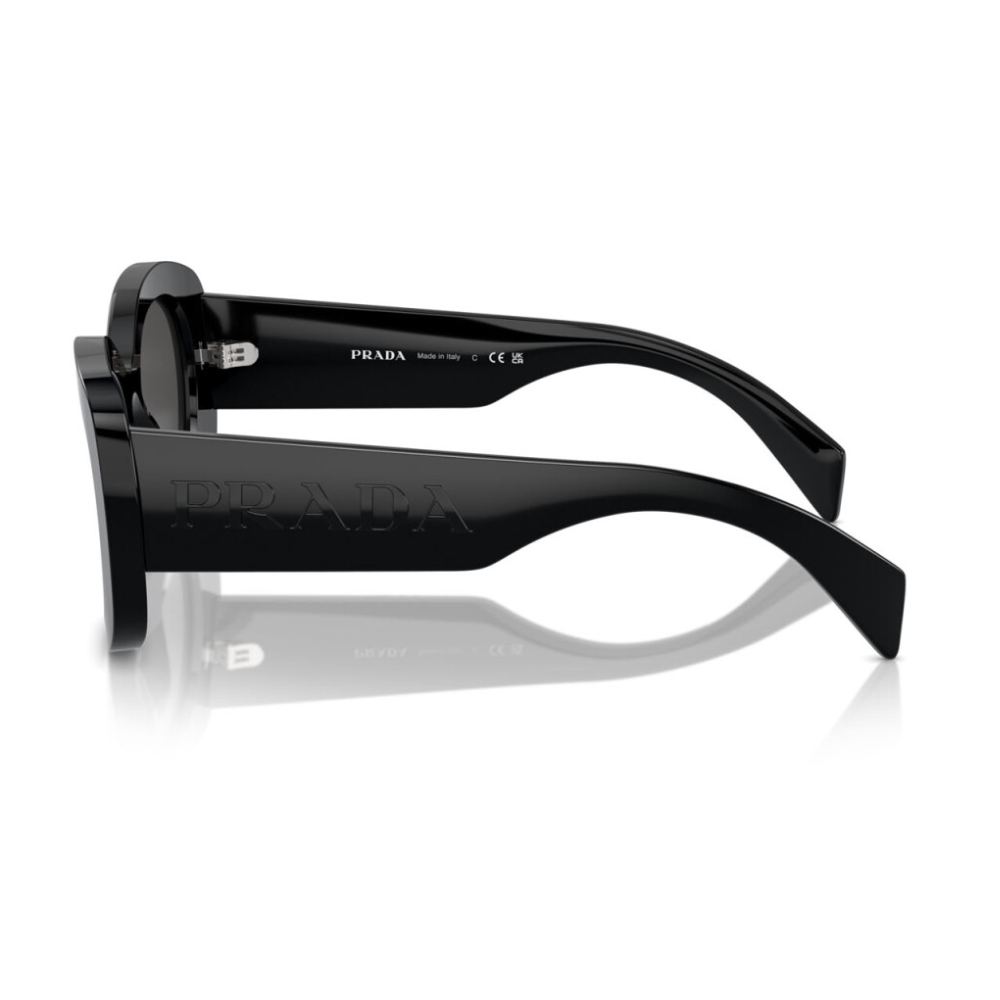 Prada SPR A13 s 1AB-5SO Black Frame Dark Grey Lens Sunglasses