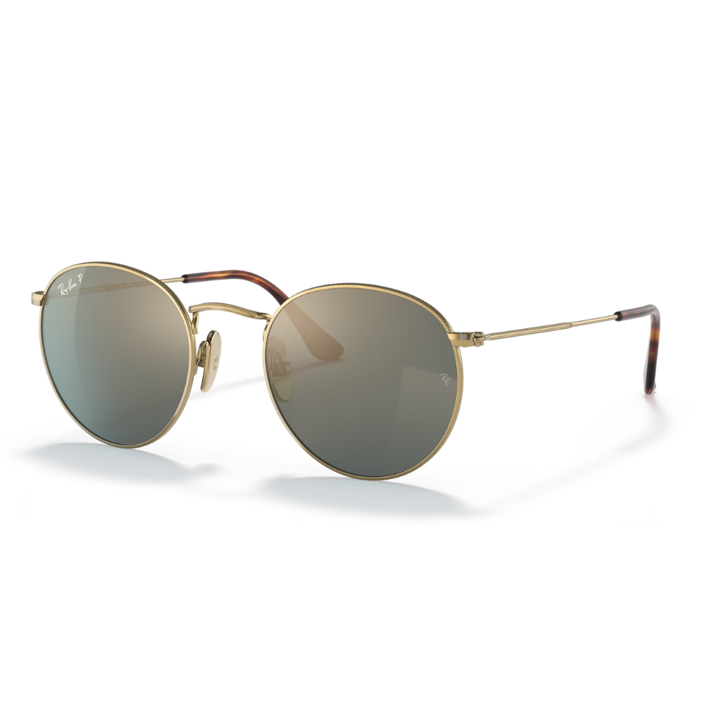 Ray-Ban RB8247 round 921 Round Titanium Sunglasses