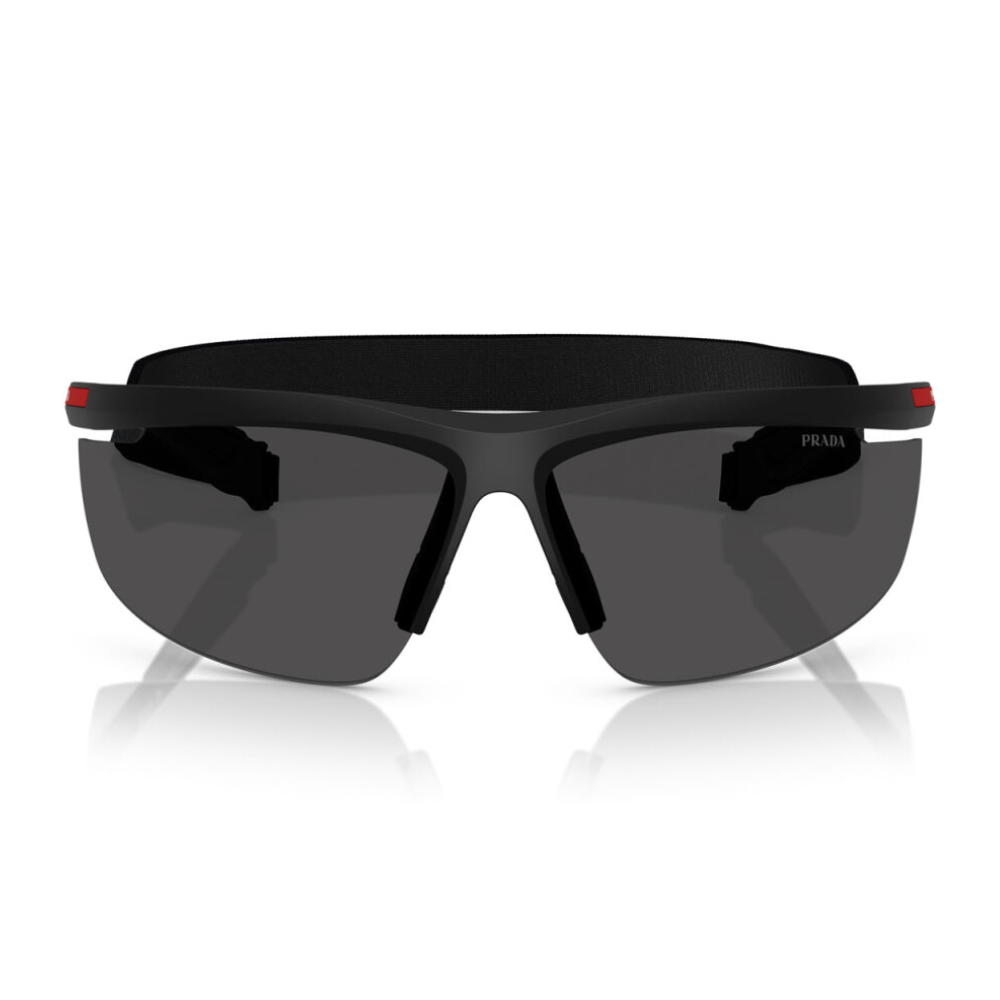 Prada Linea Rossa SPS A02 1BO-5S0 Nero Opaco Frame Dark Grey Lens Sunglasses
