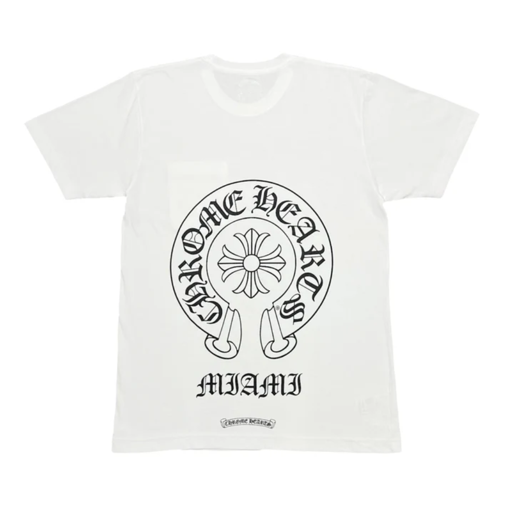 Chrome Hearts Miami Exclusive Horseshoe T-Shirt White