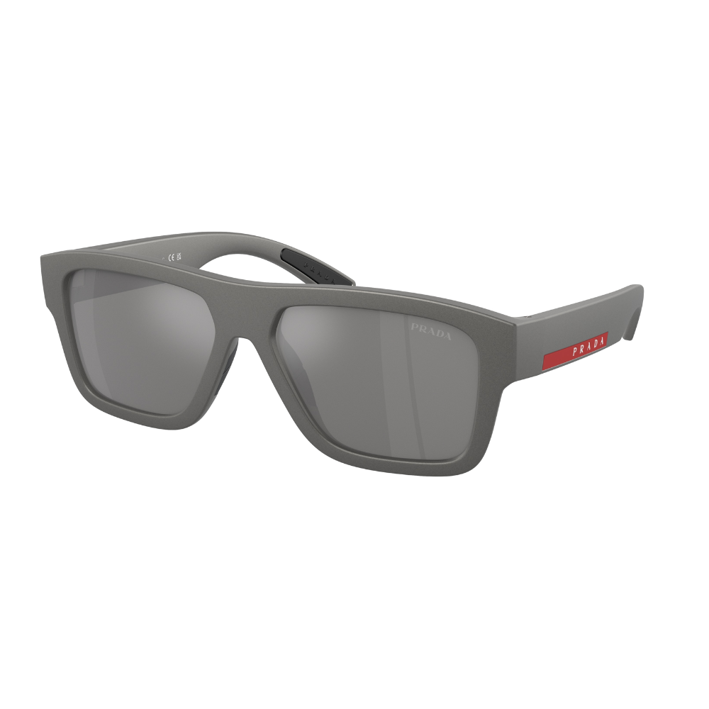 Prada Linea Rossa SPS 04Z 16X-7W1 Gray Metal Sunglasses