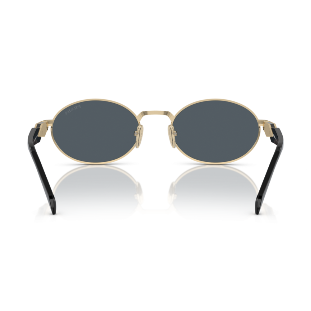 Prada SPR65Z s ZVN-09T Pale Gold and Black Sunglasses