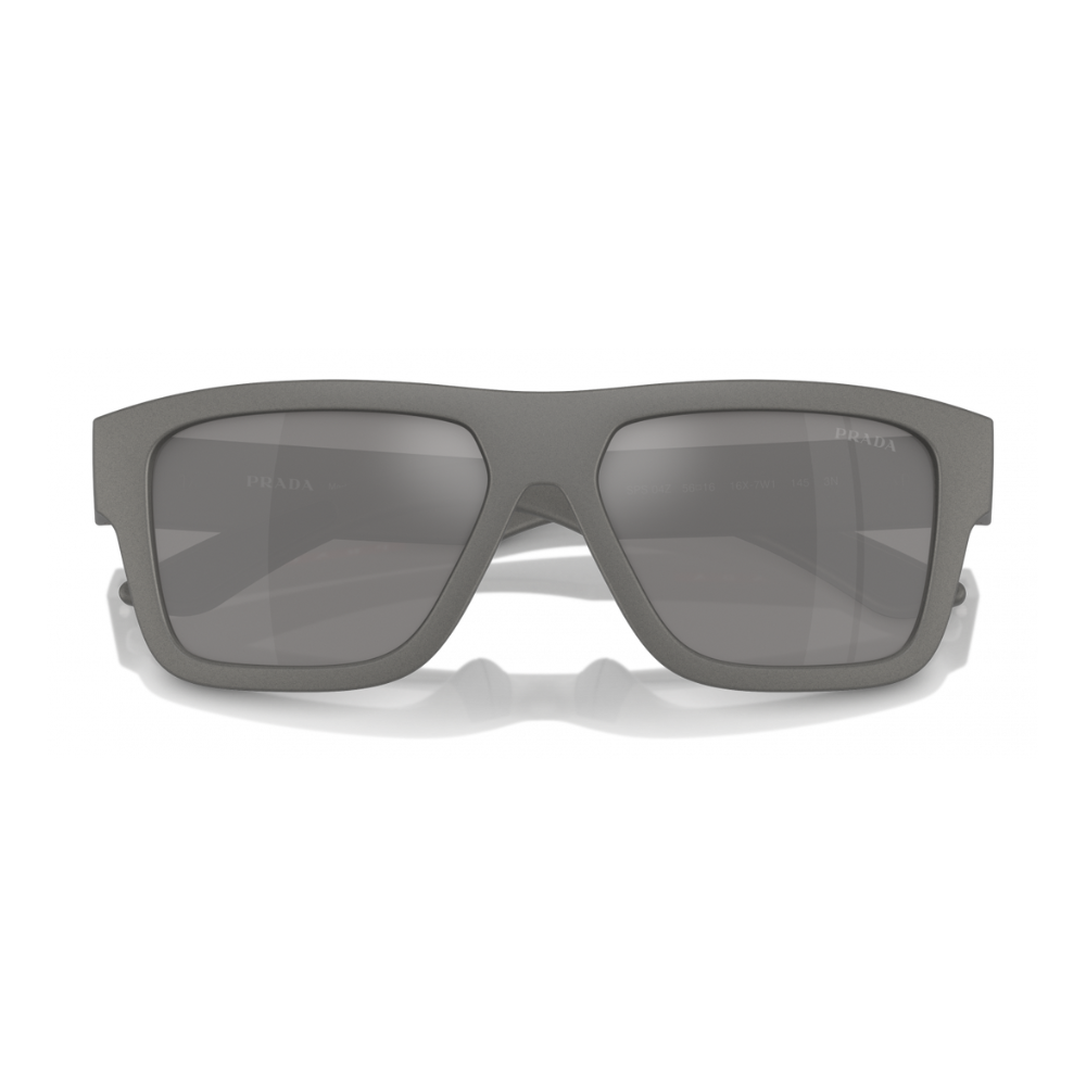 Prada Linea Rossa SPS 04Z 16X-7W1 Gray Metal Sunglasses