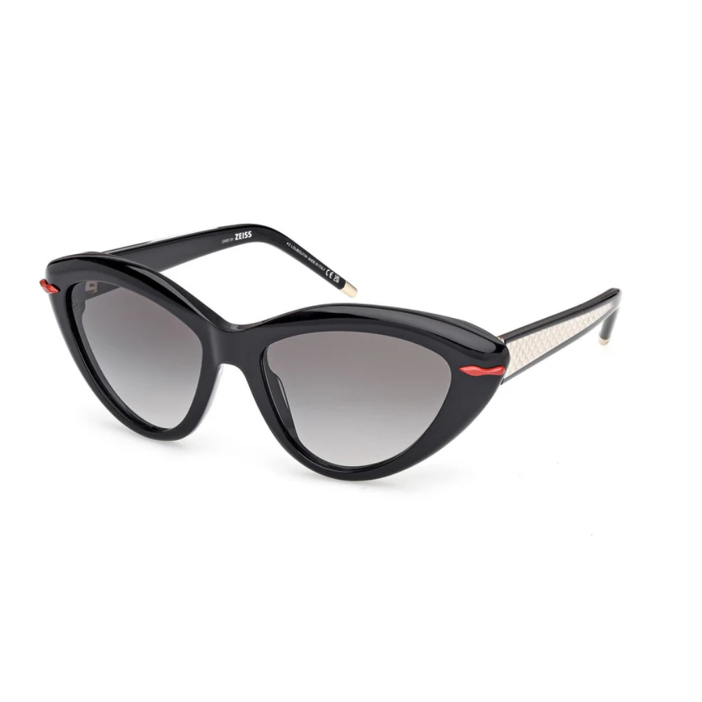 Christian Louboutin Kate LB0009 01B Shiny Black Sunglasses