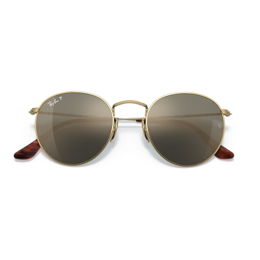 Ray-Ban RB8247 round 921 Round Titanium Sunglasses