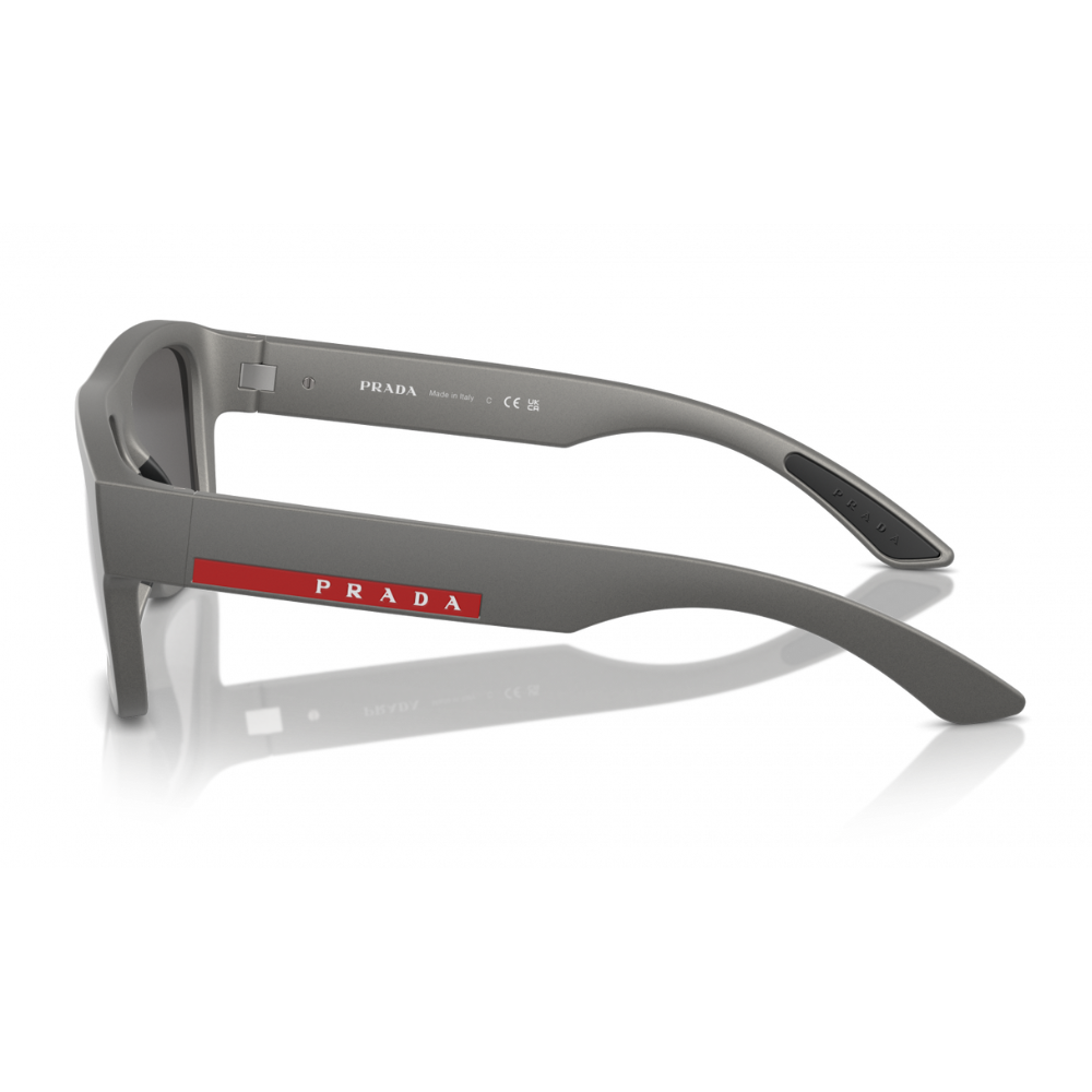 Prada Linea Rossa SPS 04Z 16X-7W1 Gray Metal Sunglasses