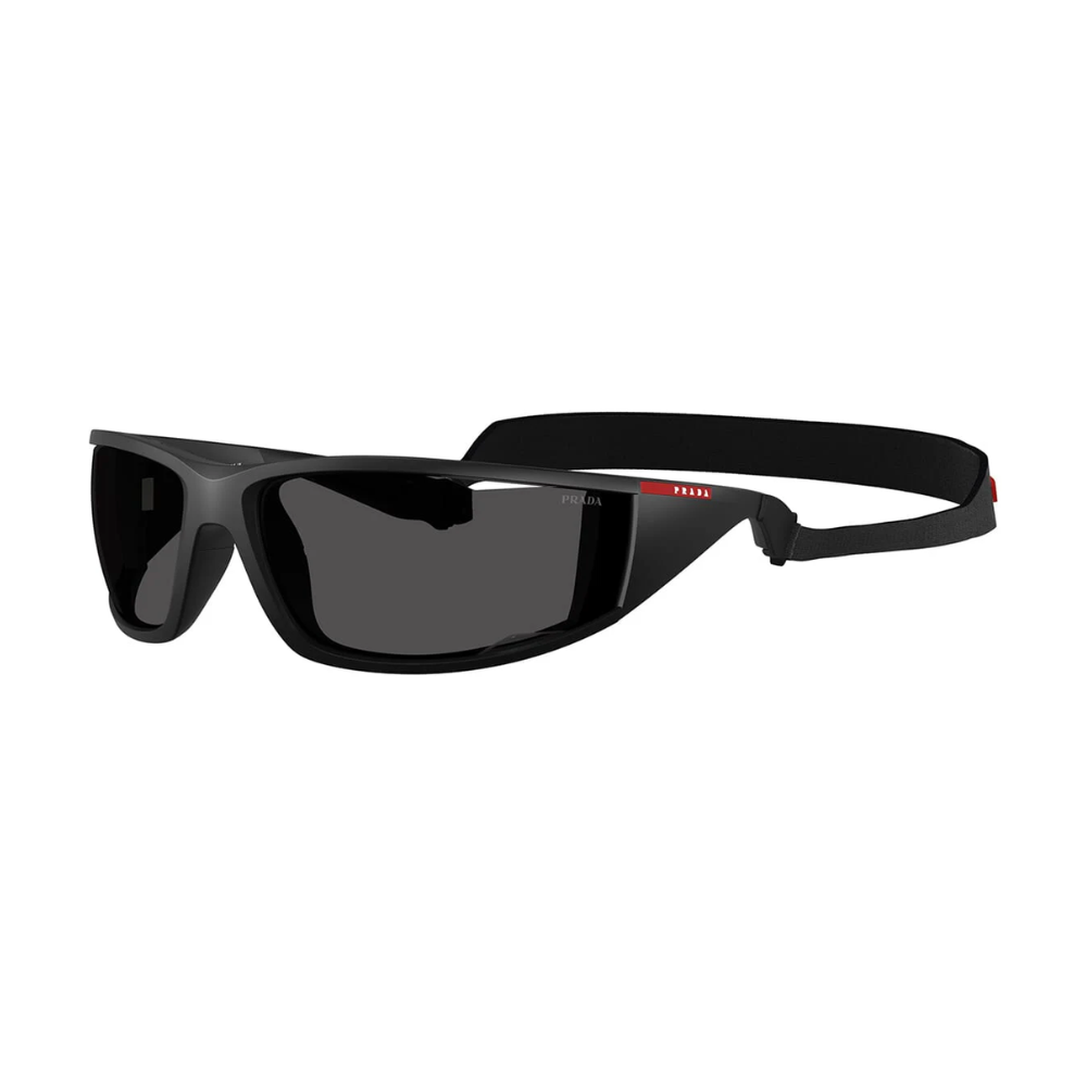 Prada Linea Rossa SPS A04 1BO-5S0 Matte Black Frame Dark Grey Lens Sunglasses