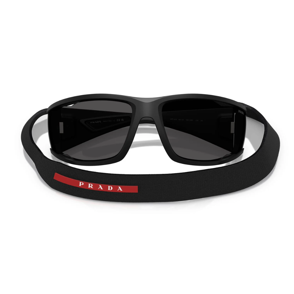 Prada Linea Rossa SPS A04 1BO-5S0 Matte Black Frame Dark Grey Lens Sunglasses