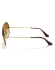Ray-Ban RB3025 001/51 Aviator Gold Frame with Brown Lens Sunglasses