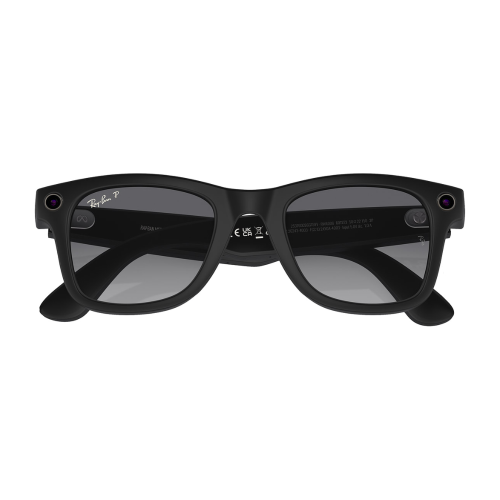 Ray-Ban META Wayfarer RW4008 601ST353 - Matte Black