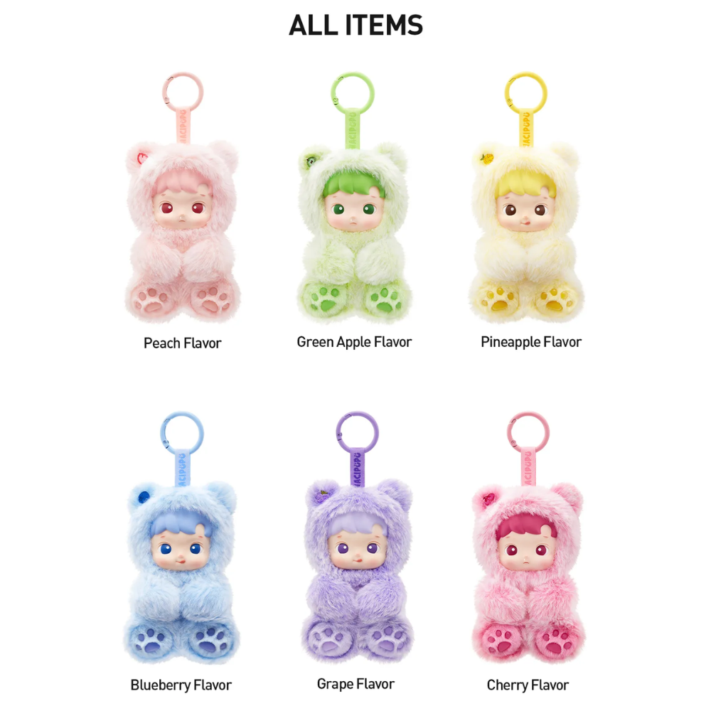 POP MART Hacipupu Gummy Bear Series Vinyl Plush Pendant Blind Box