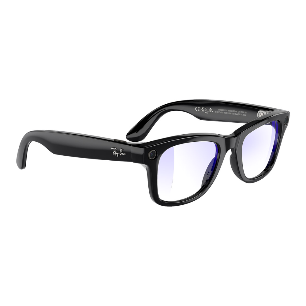 Ray-Ban META Wayfarer RW4008 601/SB53 - Shiny Black