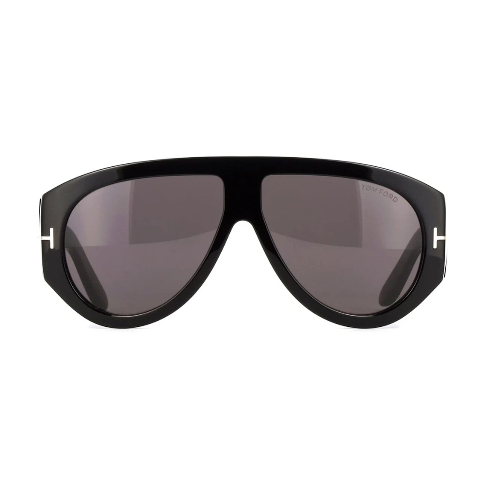 Tom Ford Bronson TF1044 ECO Smoke Black Aviator Sunglasses