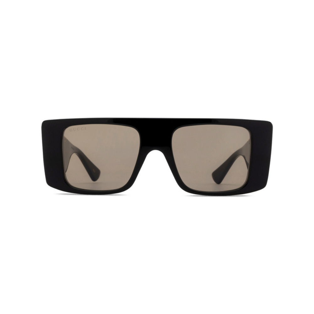 Gucci - GG1888S 001 Brown Black Shield Sunglasses