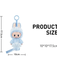 Pop Mart Labubu The Monsters Merbubu Hide And Seek Singapore Exclusive Series Vinyl Plush Doll Pendant Keychain