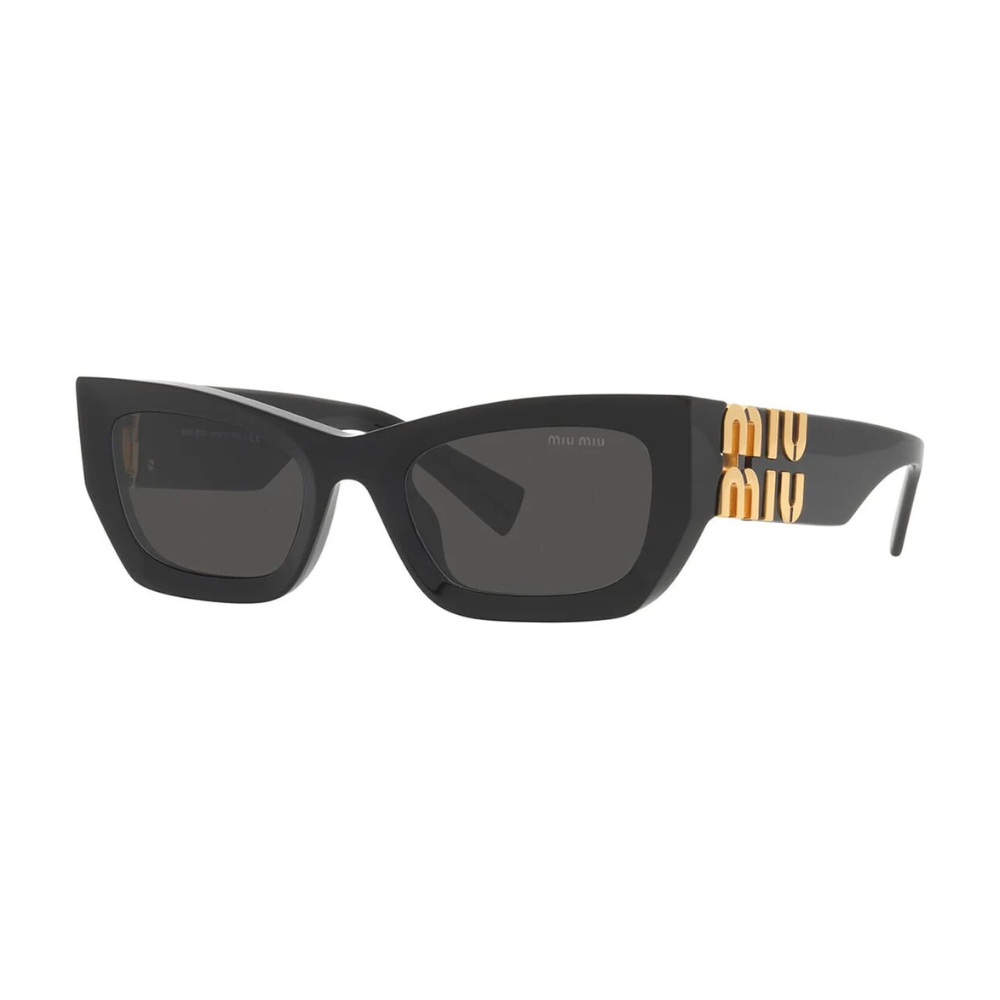 Miu Miu - SMU 09W 1AB-5S0 D.Gray Black Biker Sunglasses