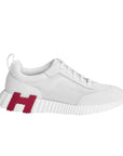 Hermès Bouncing Sneaker Air Mesh Suede Women Blanc