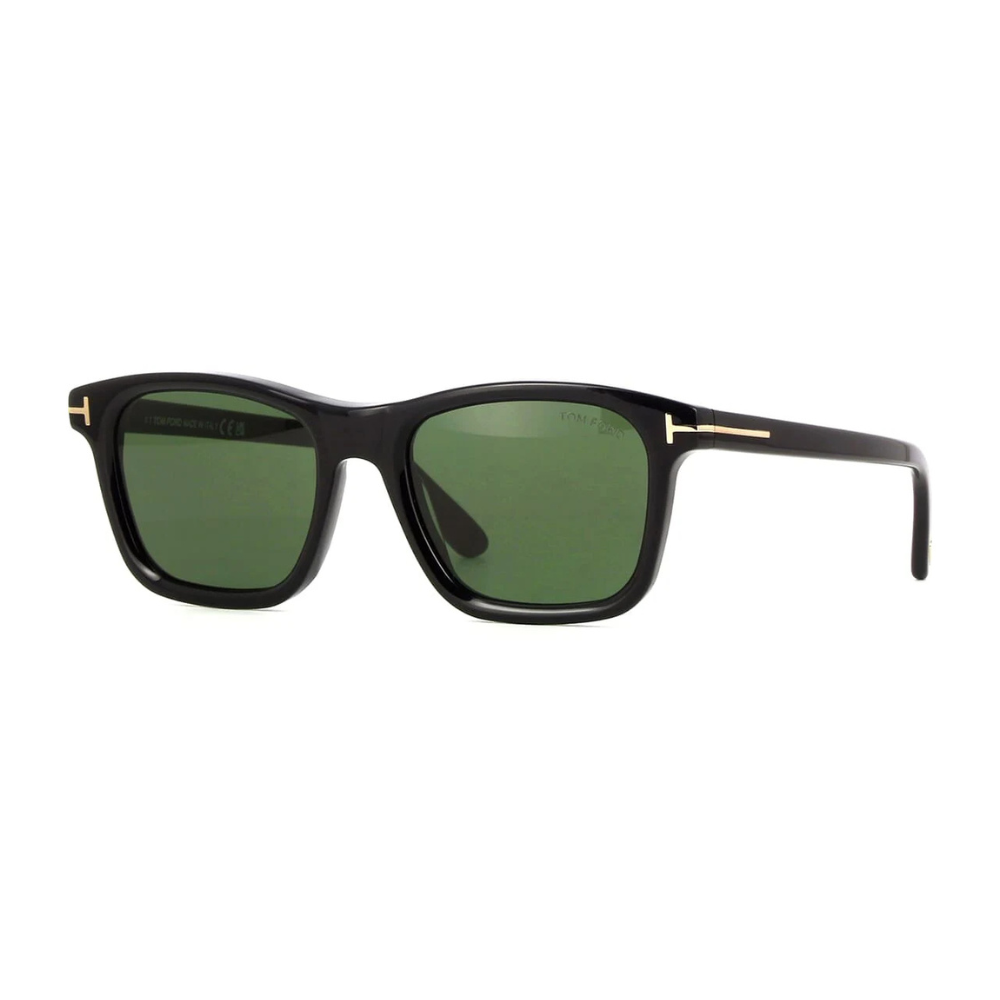 Tom Ford Barron TF1179 Green Acetate Square Sunglasses