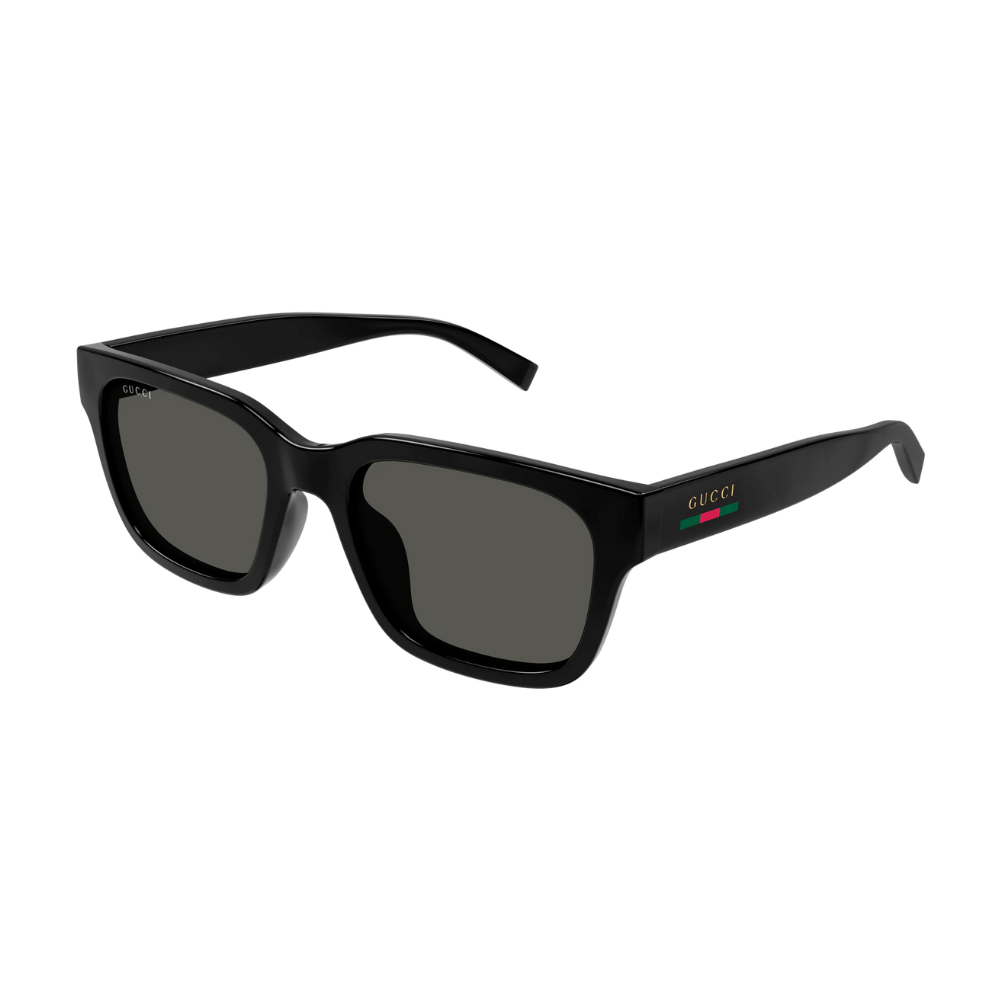 Gucci - GG1857S 001 Grey Black Square Sunglasses