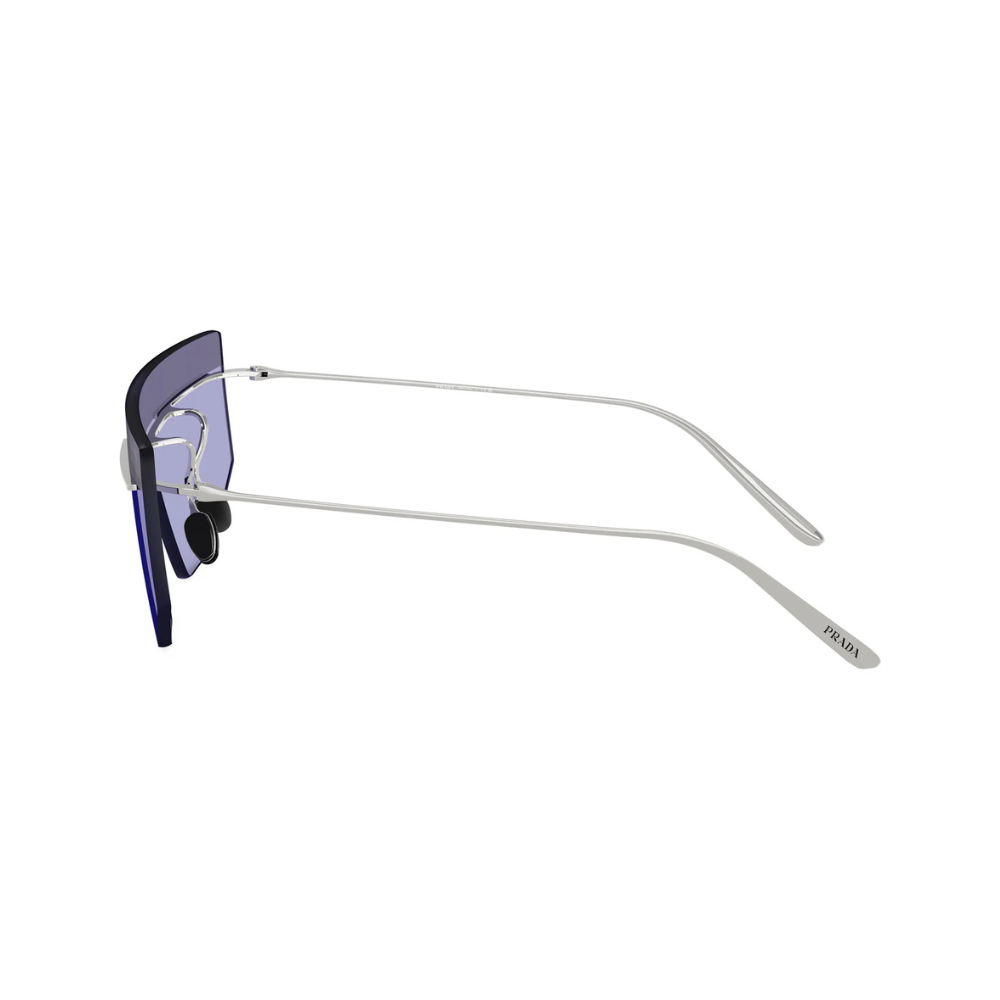 Prada - Tampo Line SPR B55 1BC-70P Silver Purple Sunglasses