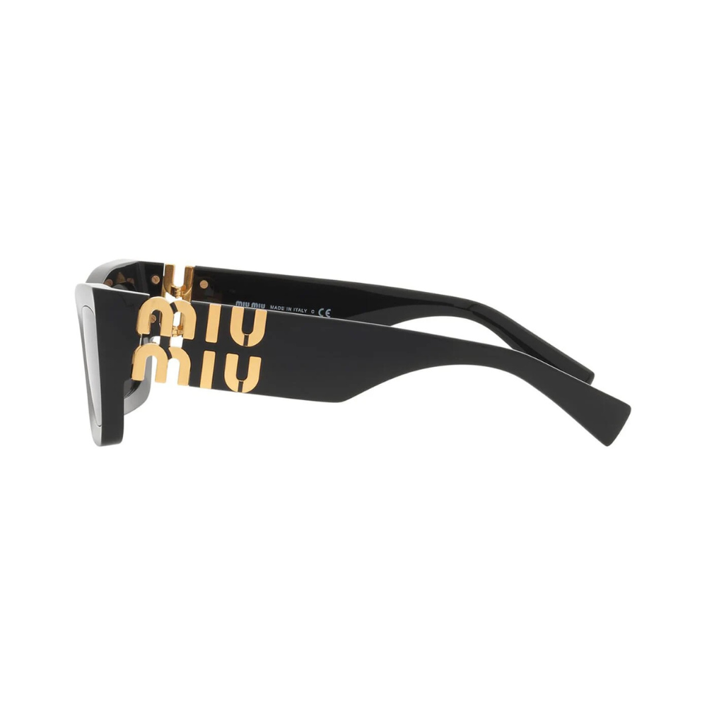 Miu Miu - SMU 09W 1AB-5S0 D.Gray Black Biker Sunglasses