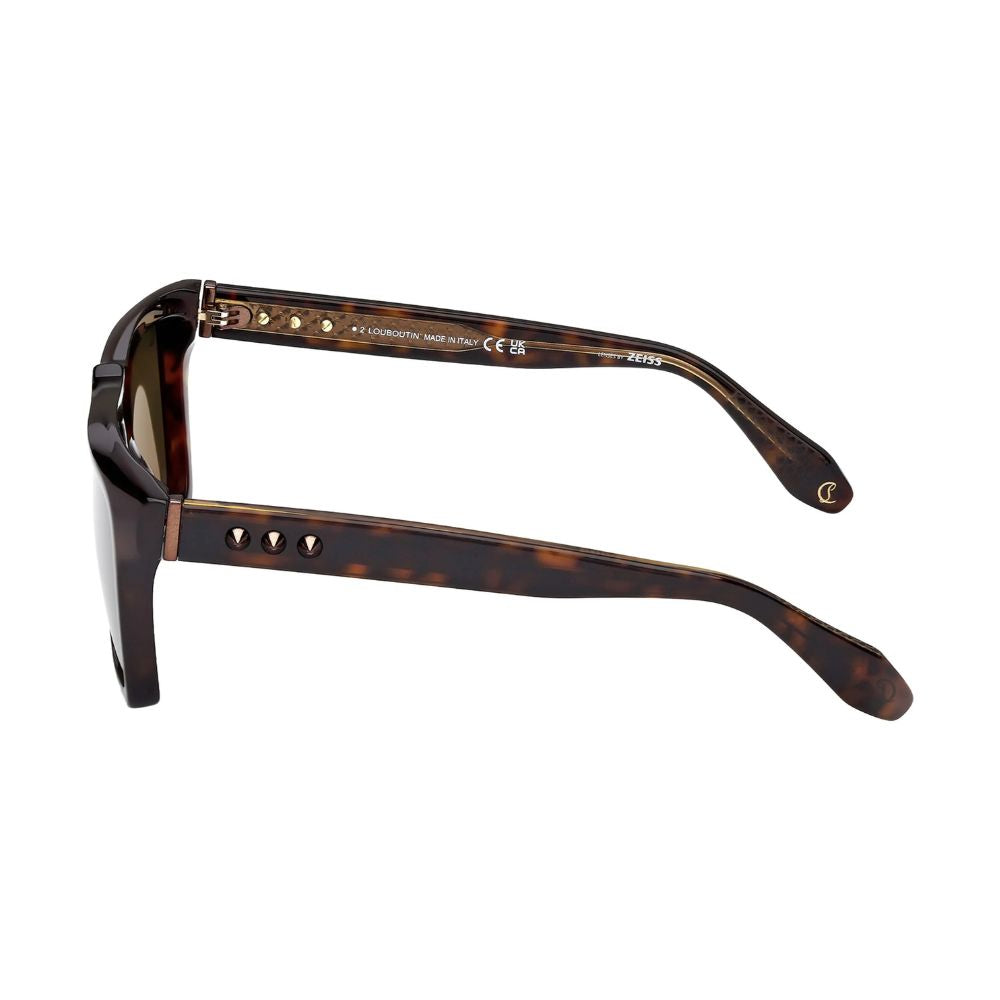 Christian Louboutin - LB0014 52N Dark Brown Sunglasses