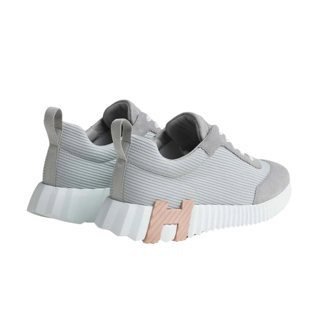 Hermès Bouncing Sneaker Technical Mesh Suede Gris Tempérance