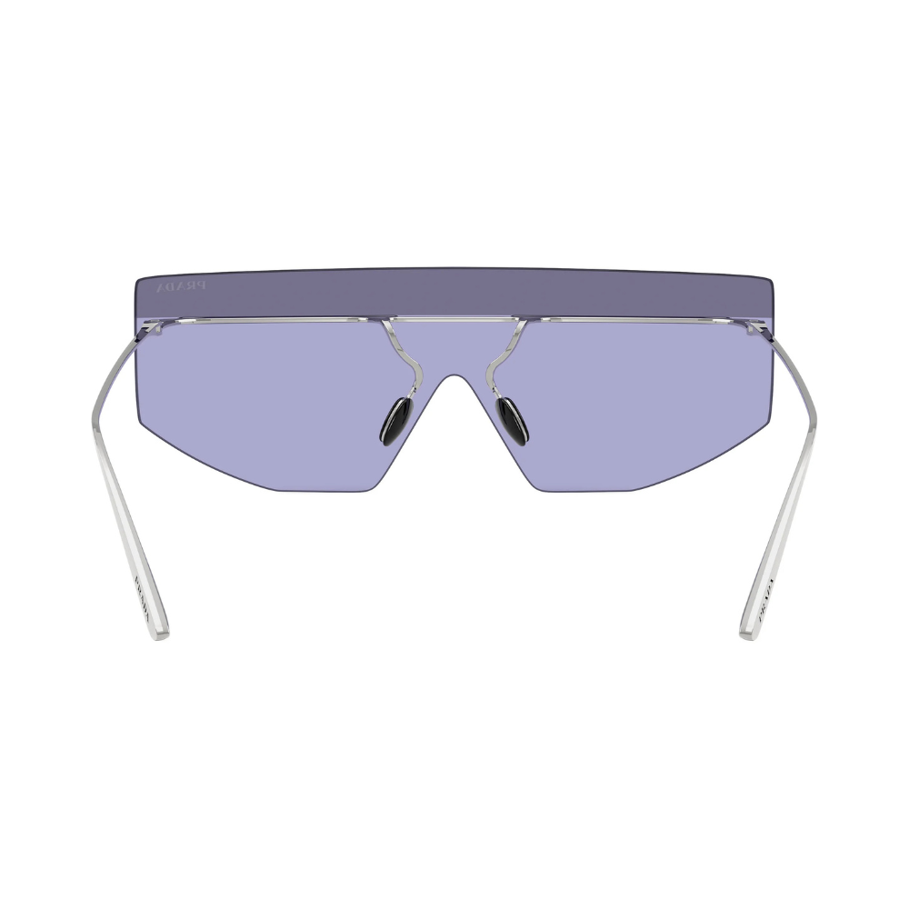 Prada - Tampo Line SPR B55 1BC-70P Silver Purple Sunglasses