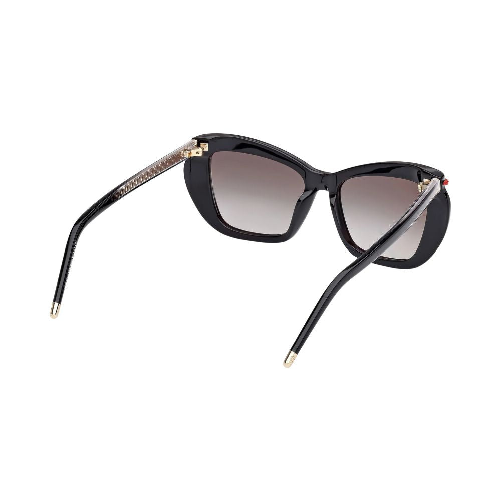 Christian Louboutin - LB0011 01B Black Silver Sunglasses