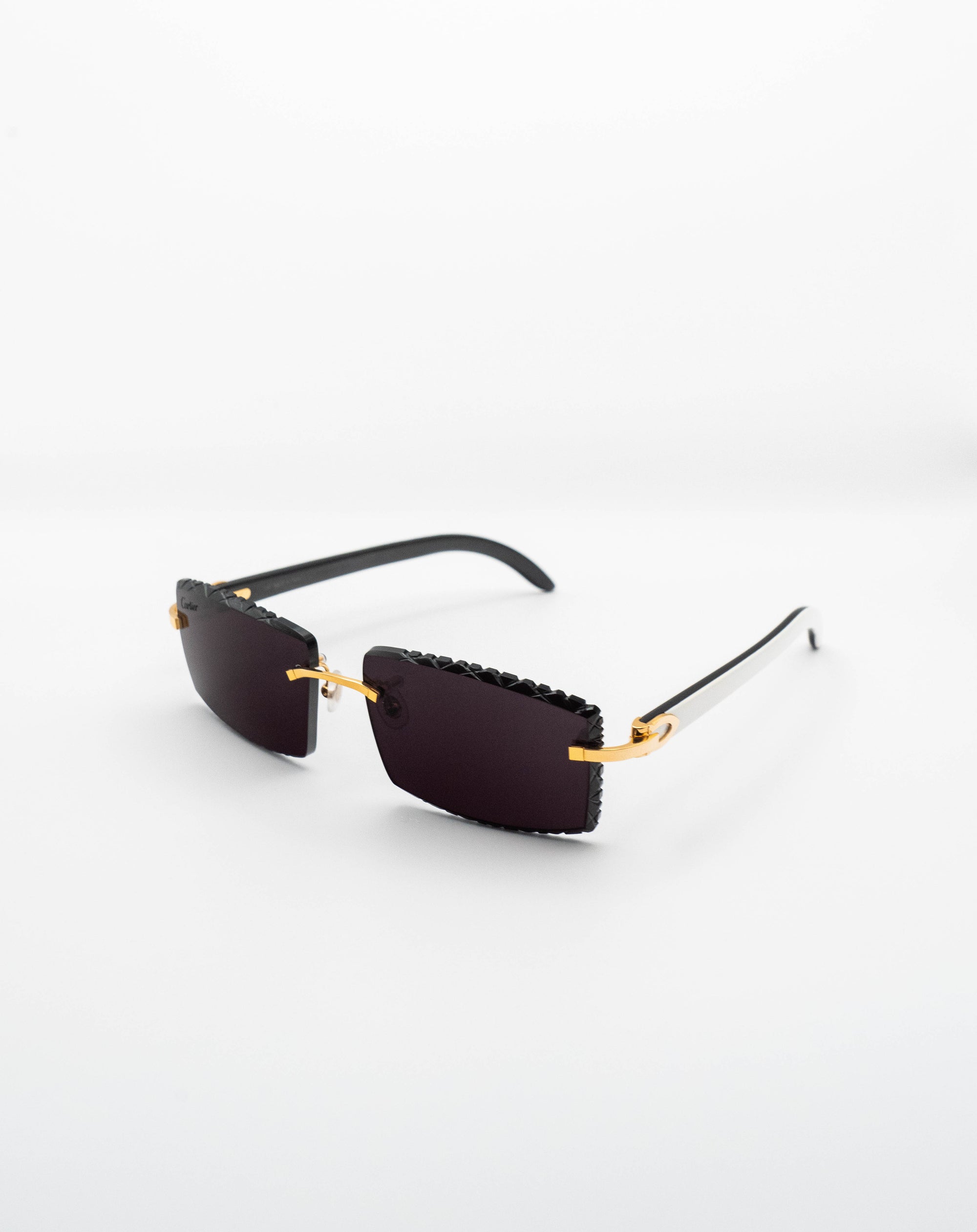 Cartier Sunglasses "C Allongé de Cartier" Black D. Cut Lenses