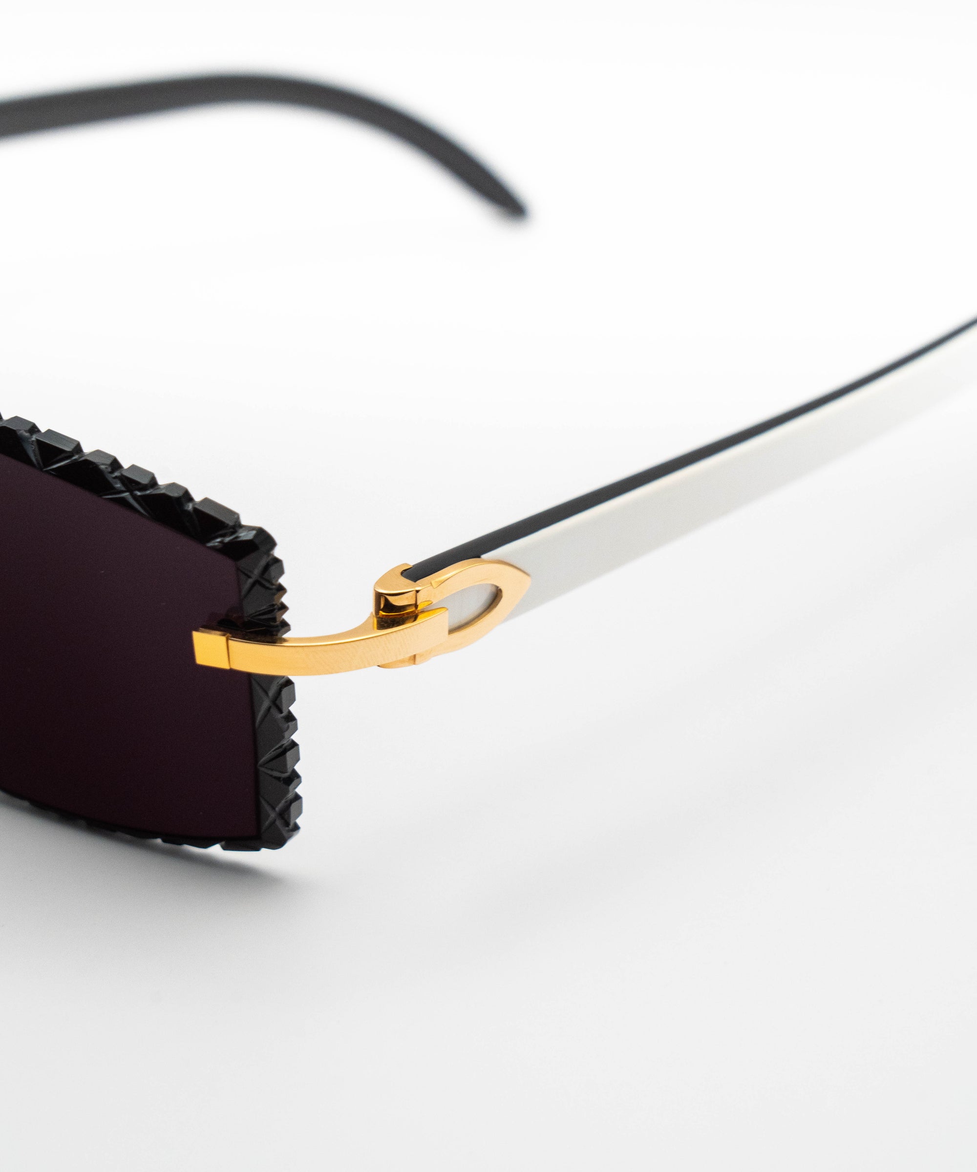 Cartier Sunglasses "C Allongé de Cartier" Black D. Cut Lenses