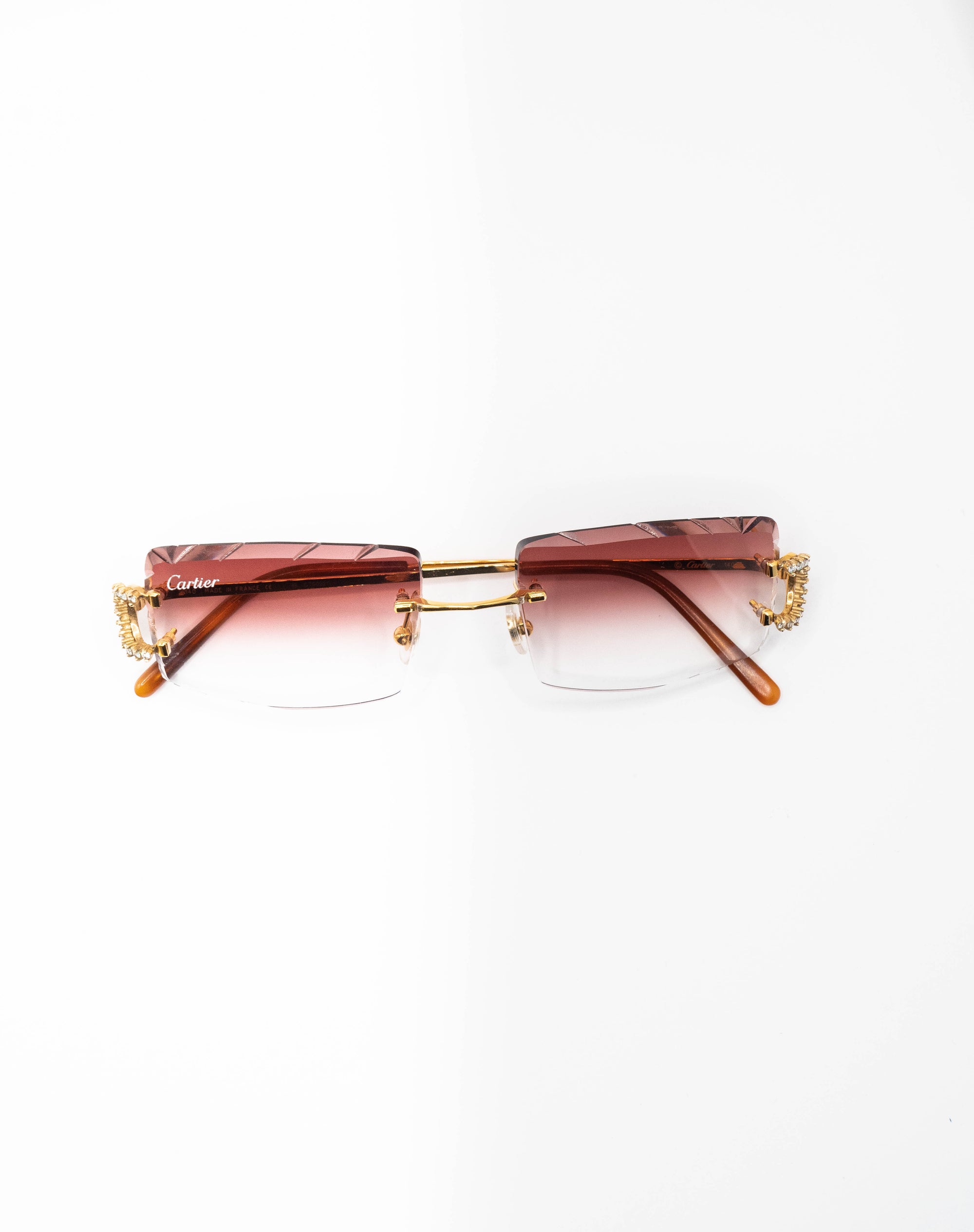 Cartier Sunglasses "C Jeweled Cartier" Rose Lenses