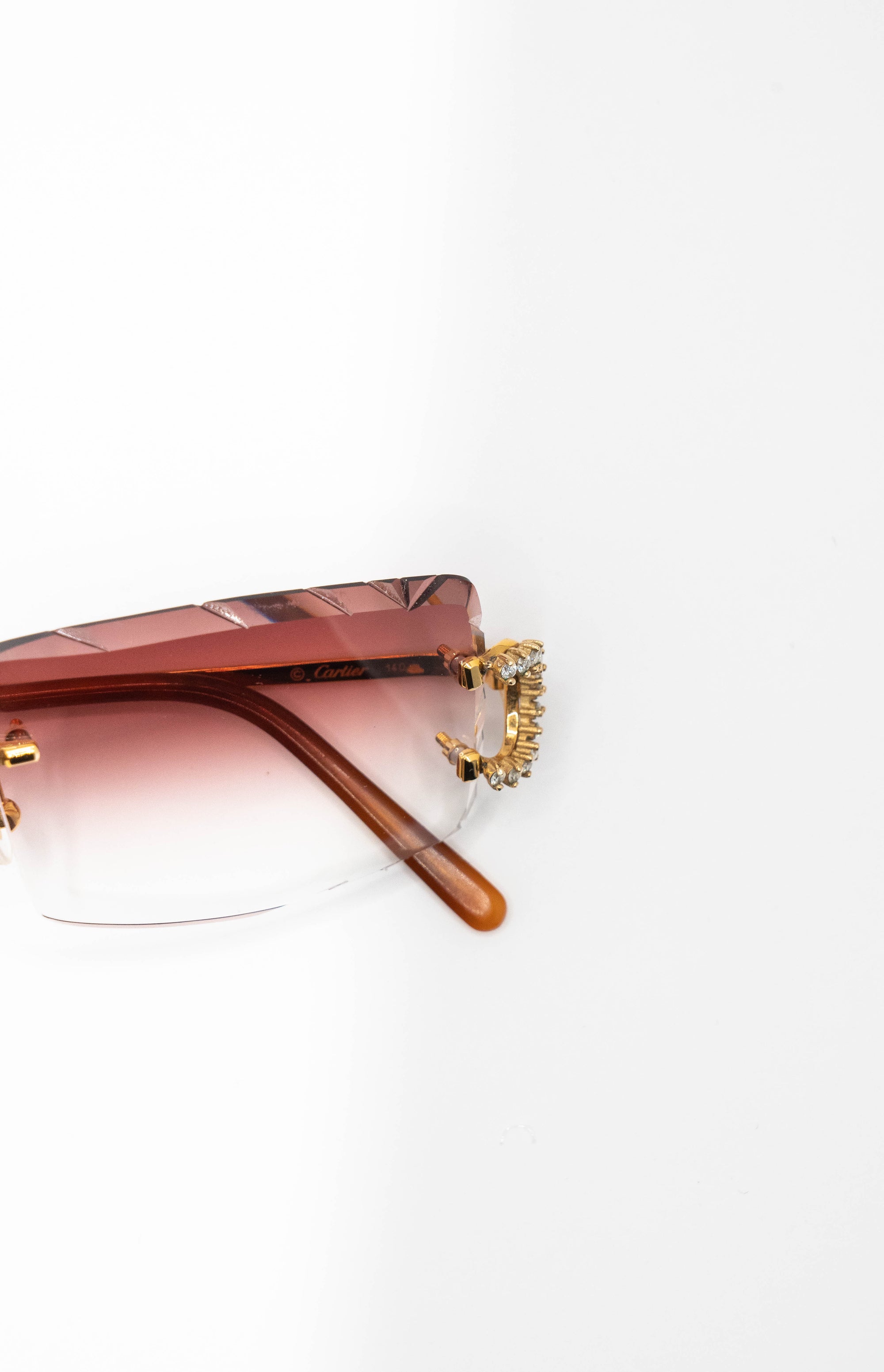 Cartier Sunglasses "C Jeweled Cartier" Rose Lenses