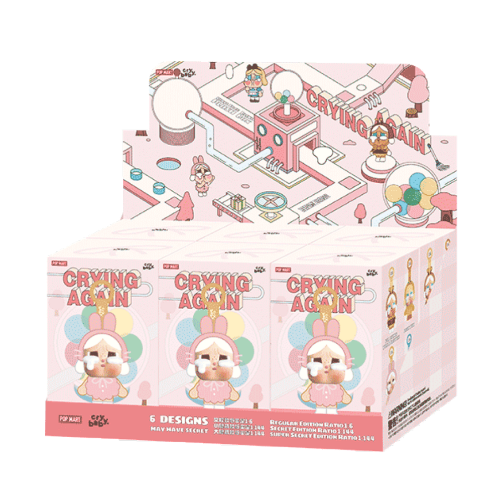 Pop Mart Labubu Monsters Cry Baby Vinyl Plush Sealed Blind Box