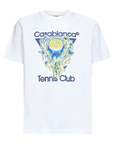 Casablanca Tennis Club Icon Classic T-Shirt White