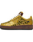 Louis Vuitton Nike Air Force 1 Low By Virgil Abloh Metallic Gold