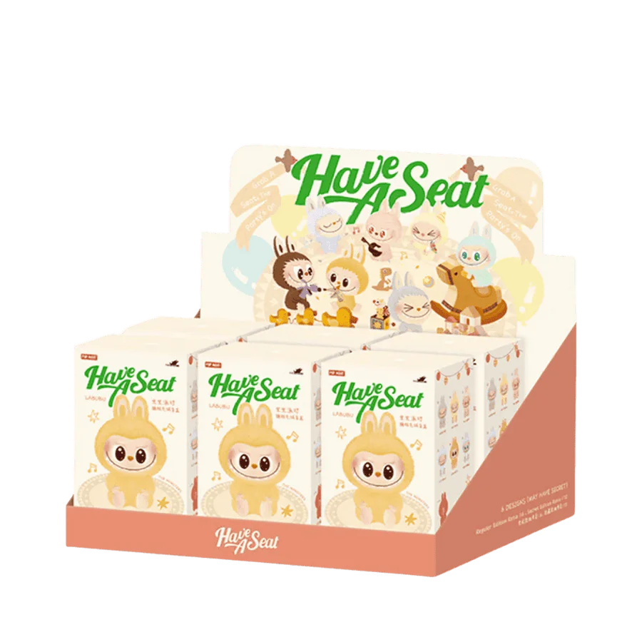 POP MART Labubu The Monsters Have a Seat Vinyl Plush Sealed Single Blind Box