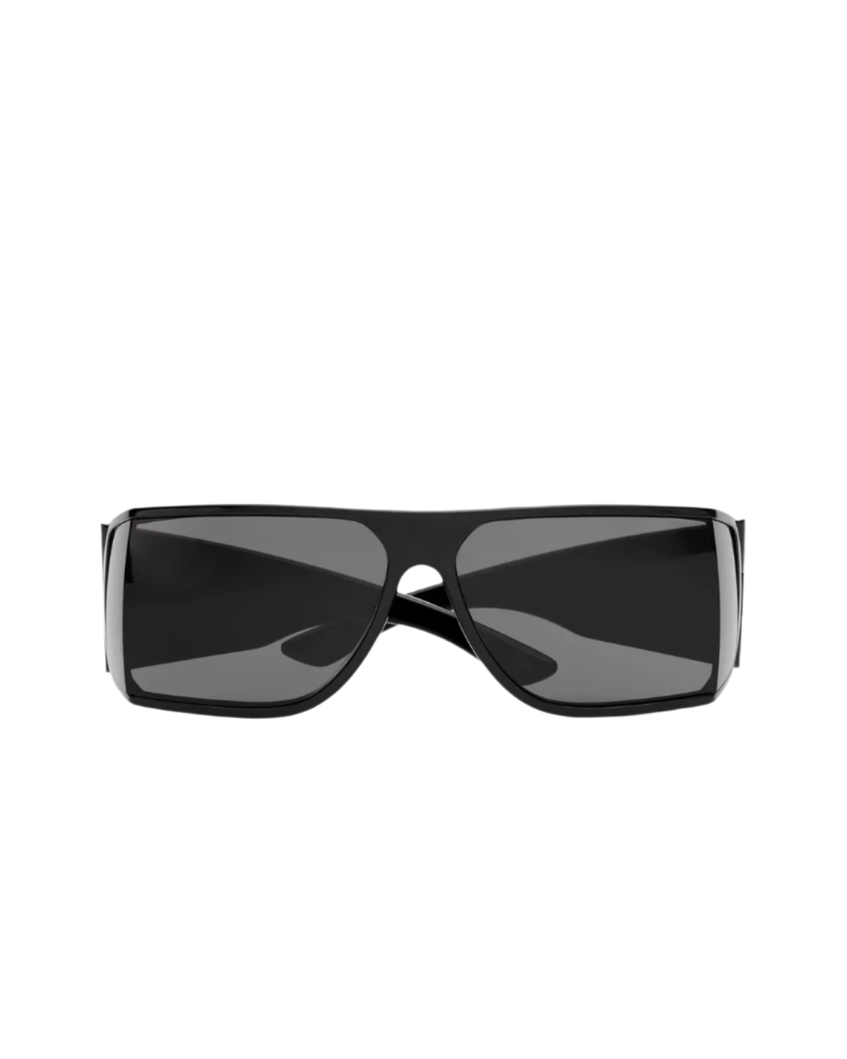 Saint Laurent SL 806 001 Black Grey Rectangular Mask Sunglasses