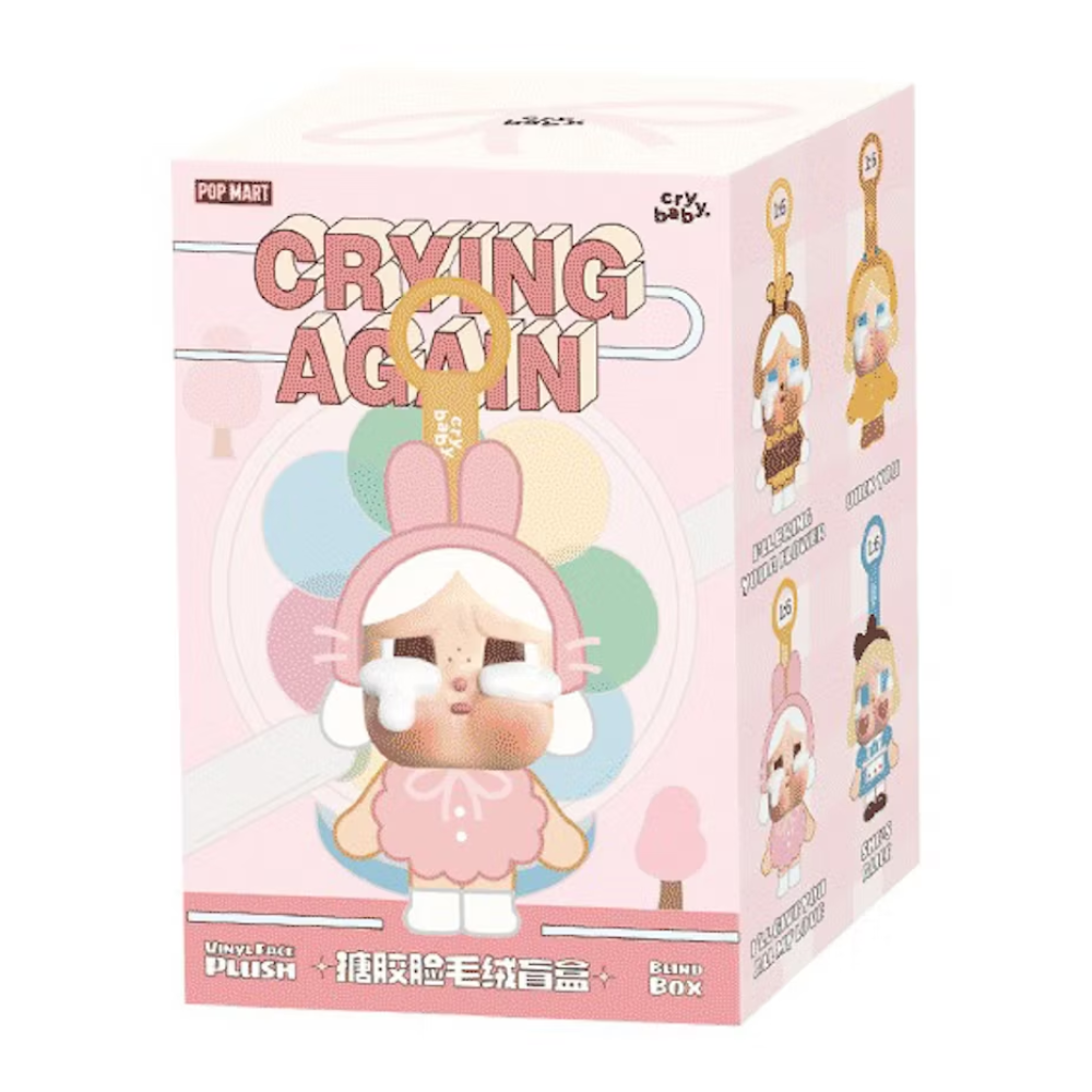 Pop Mart Labubu Monsters Cry Baby Vinyl Plush Sealed Blind Box