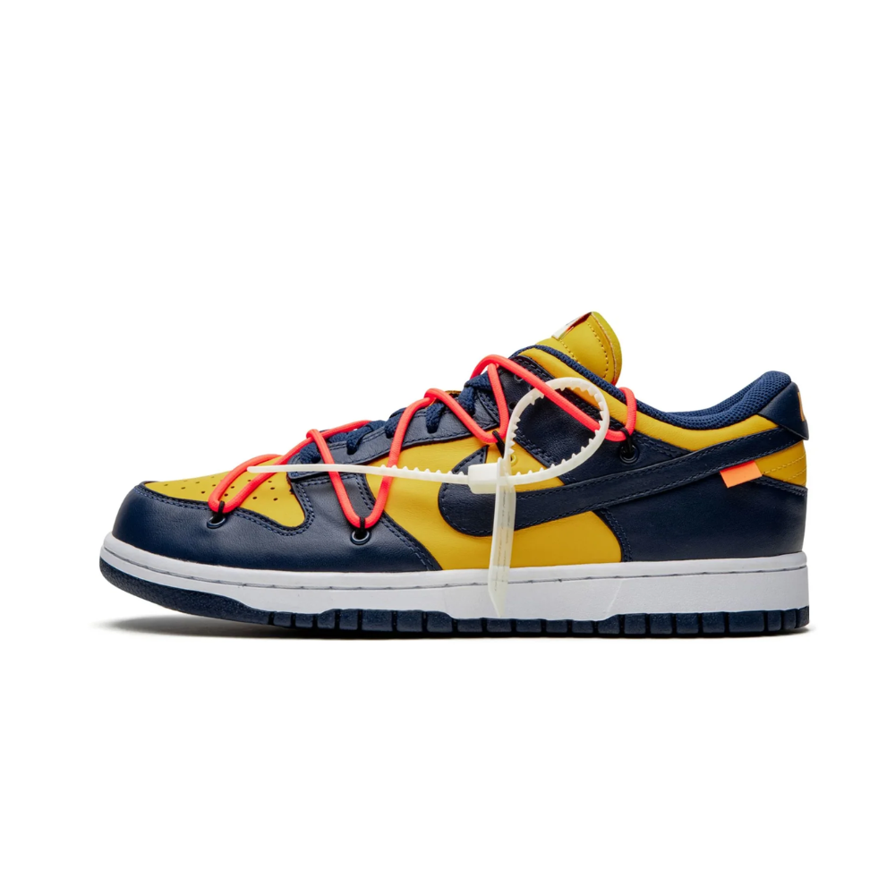 Nike Dunk Low Off-White University Gold Midnight Navy