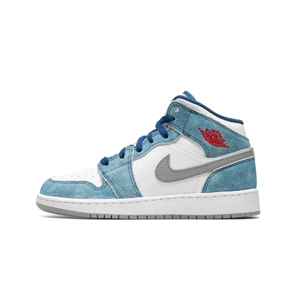 Air Jordan 1 Mid SE "French Blue Light Steel" (GS)