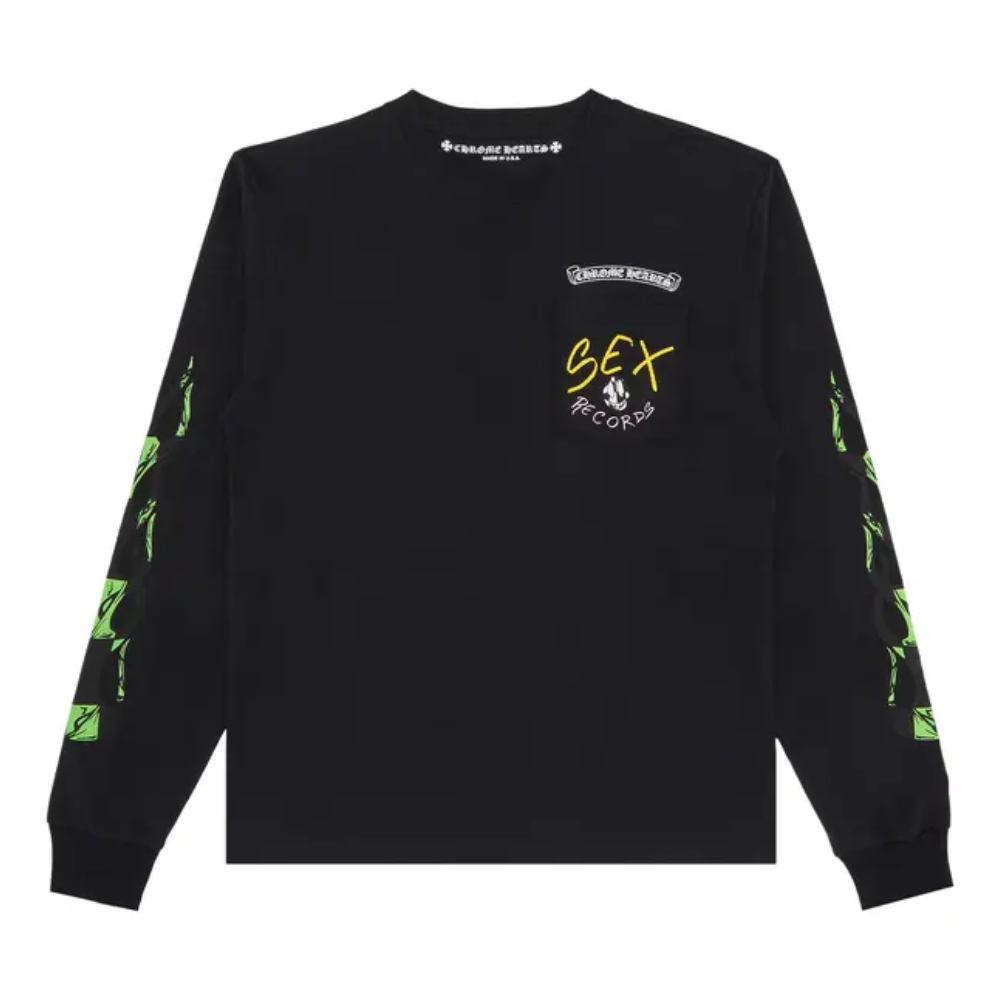 Chrome Hearts Matty Box Sex Records Long Sleeve Tee Black
